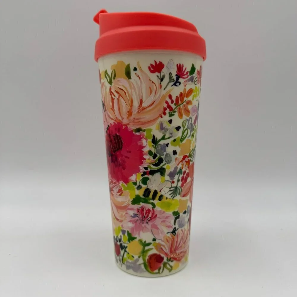 Kate Spade New York Dahlia Thermal Mug 16oz Floral Print
